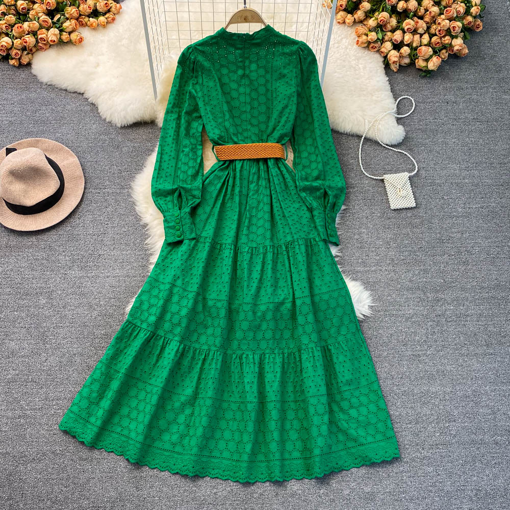 Long Dress Sleeve Ladies Party Dress