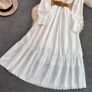 Long Dress Sleeve Ladies Party Dress