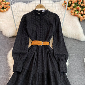 Long Dress Sleeve Ladies Party Dress