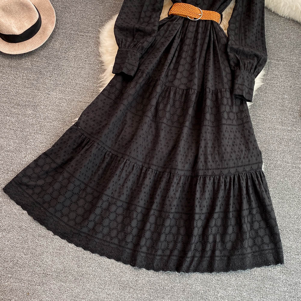 Long Dress Sleeve Ladies Party Dress