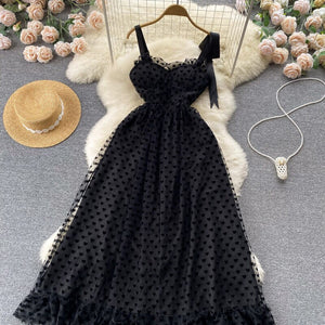 Elegant Black Long Dress