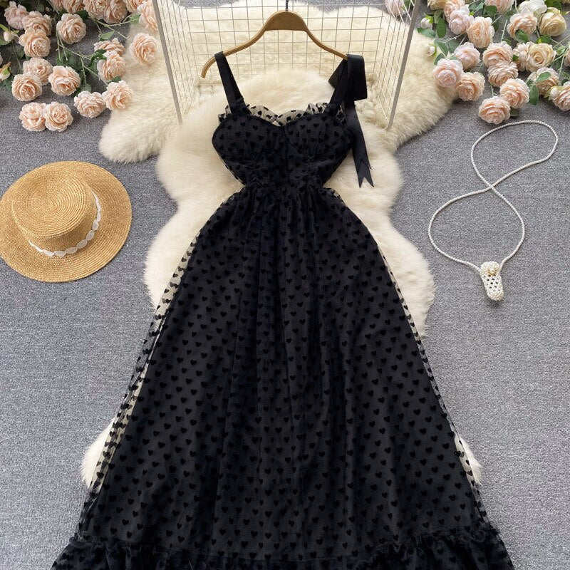 Elegant Black Long Dress