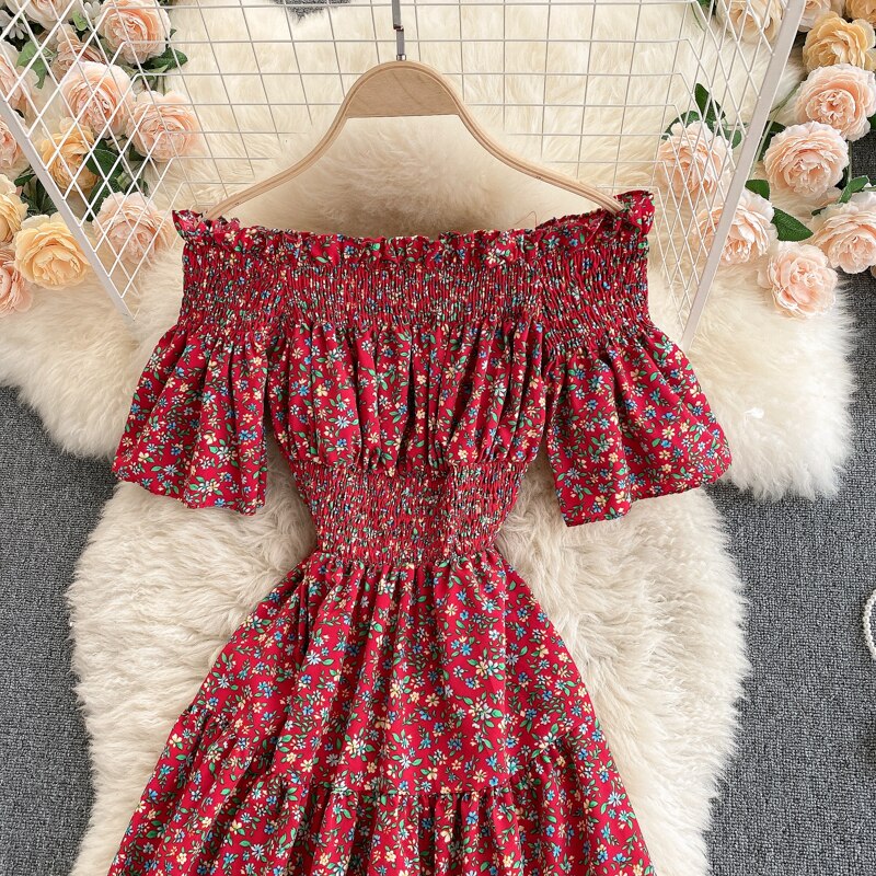 Boho Vintage off shoulder